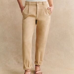 Sézane Manu pants in beige, size 40/ 8 US